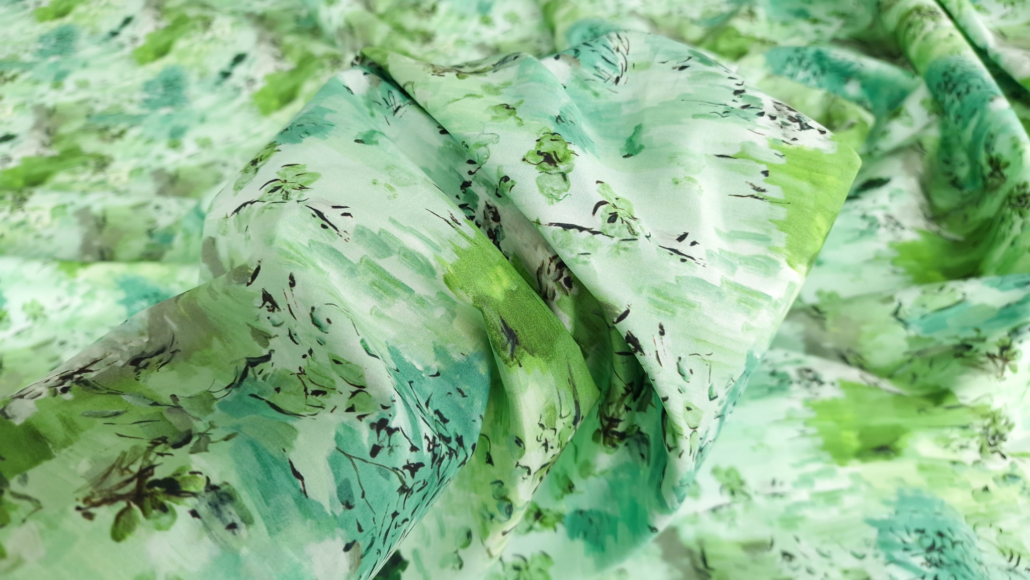 Poplin imprimat din bumbac GBV1781 - imagine 2