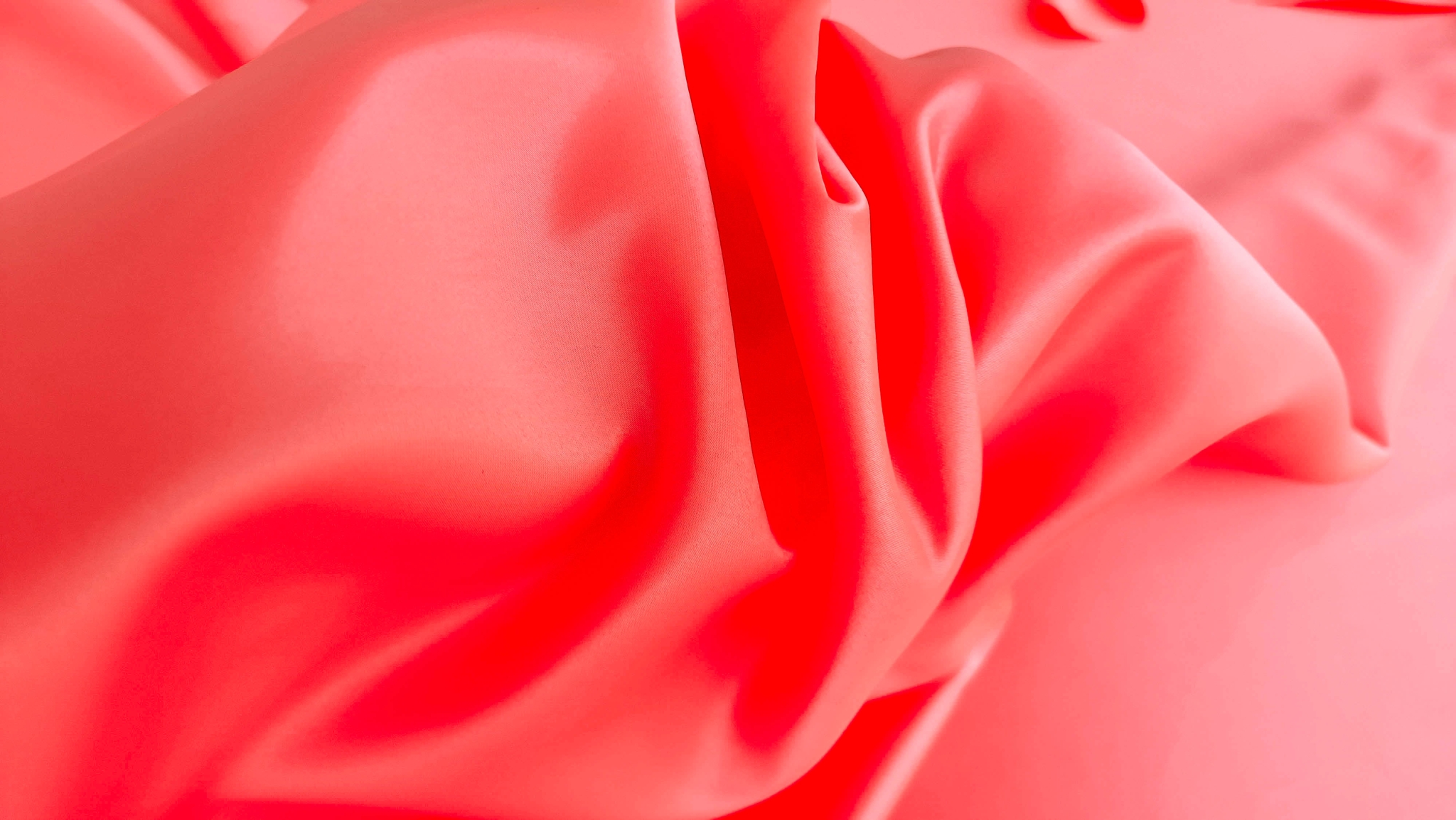 Tafta Duchesse pink-orange neon - imagine 5