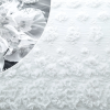 Broderie accesorizata manual cu flori ivory
