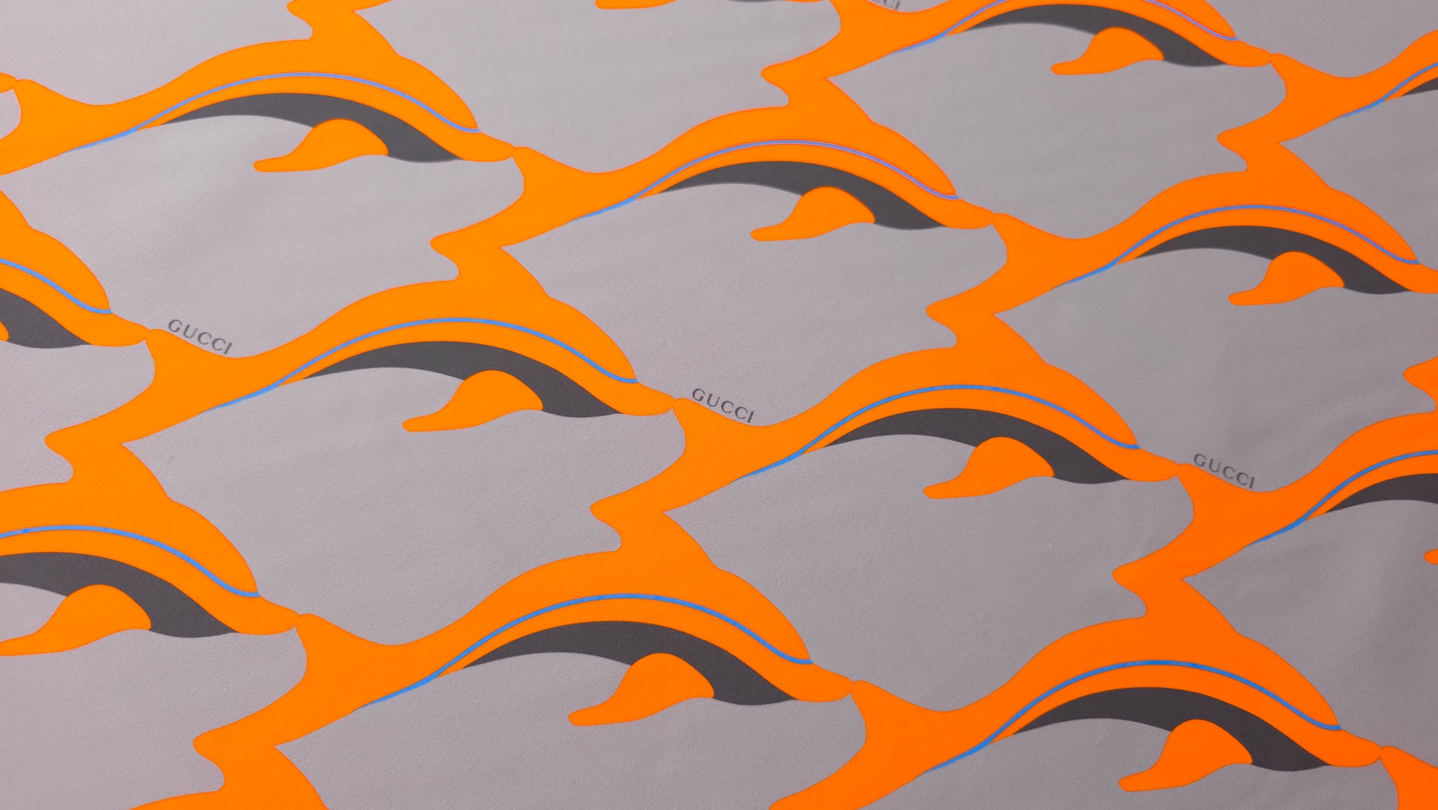 Poplin din bumbac dolphin print GUC1799 - imagine 6