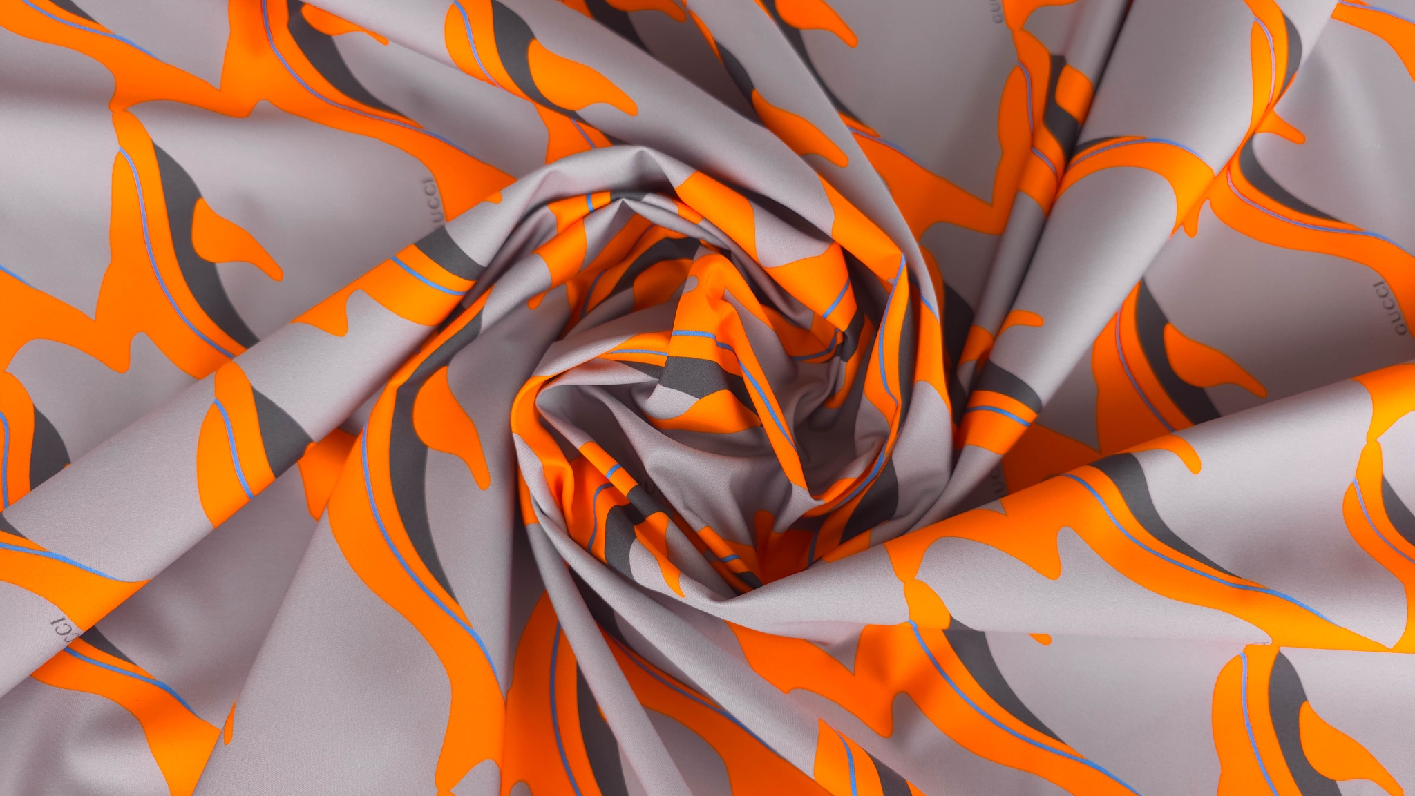 Poplin din bumbac dolphin print GUC1799 - imagine 8