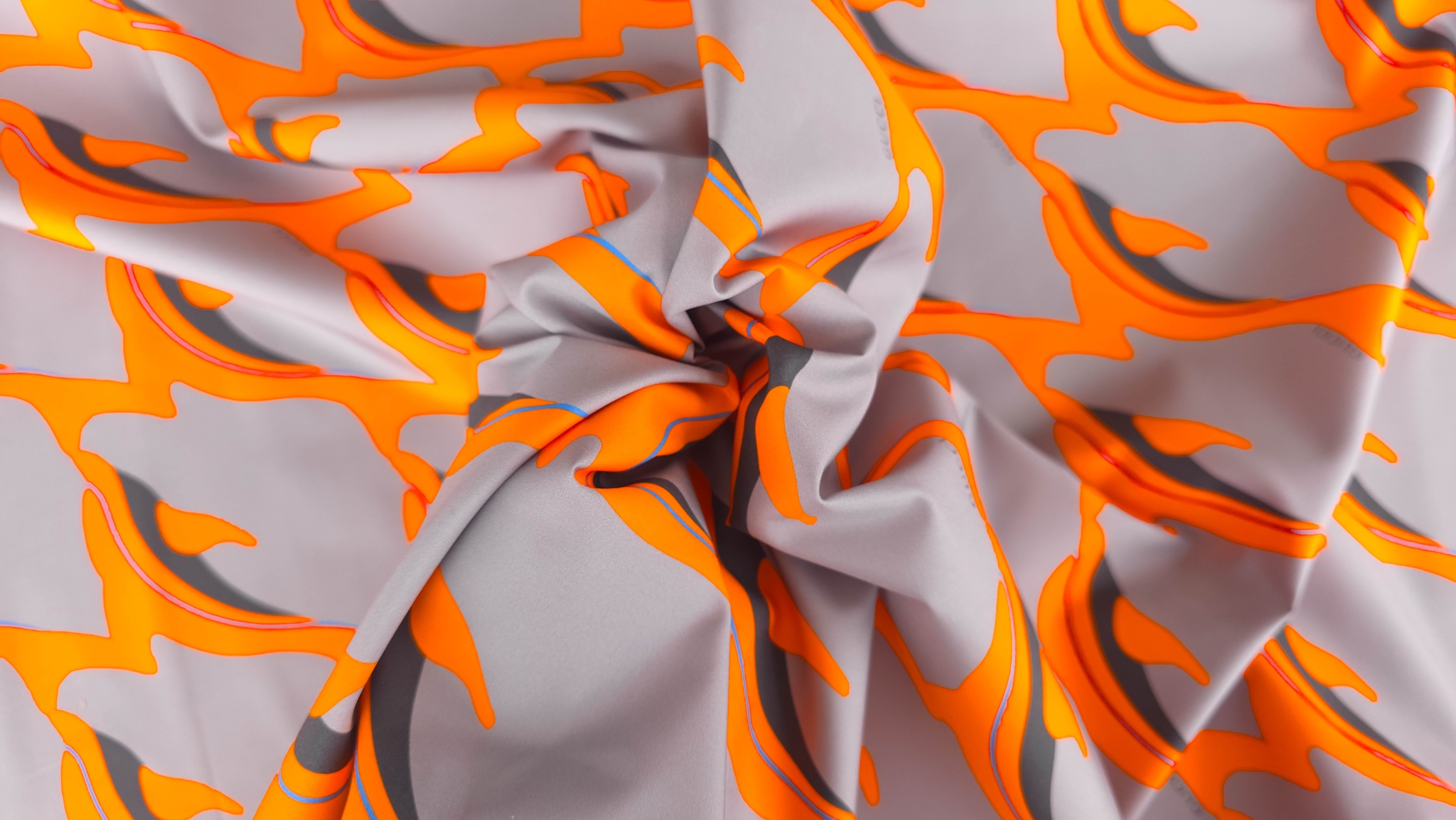 Poplin din bumbac dolphin print GUC1799 - imagine 5