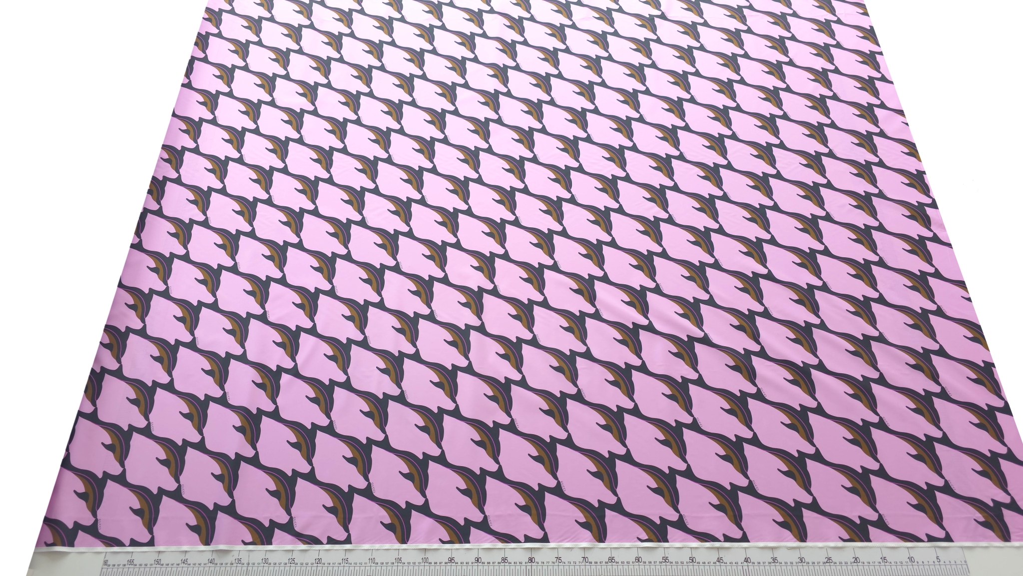 Poplin din bumbac dolphin print GUC1800 - imagine 8