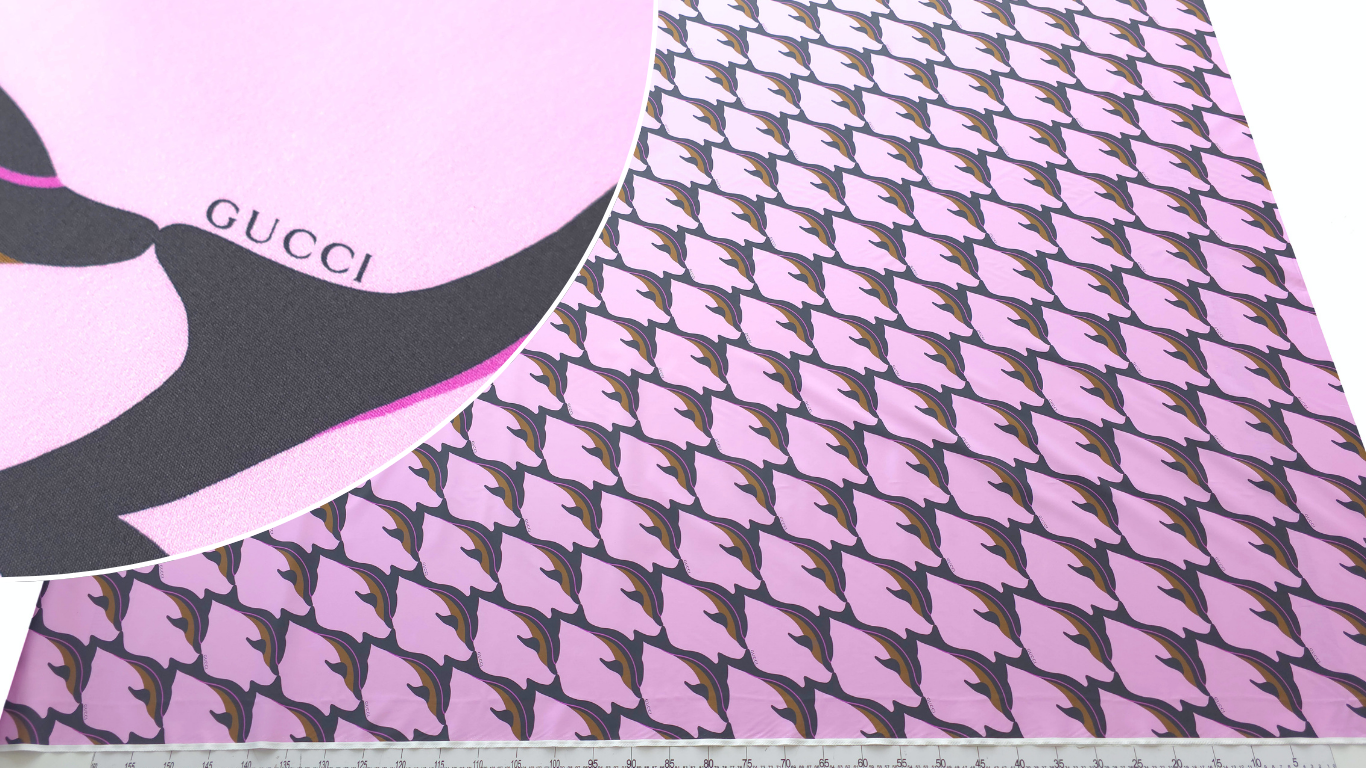 Poplin din bumbac dolphin print GUC1800 - imagine 2