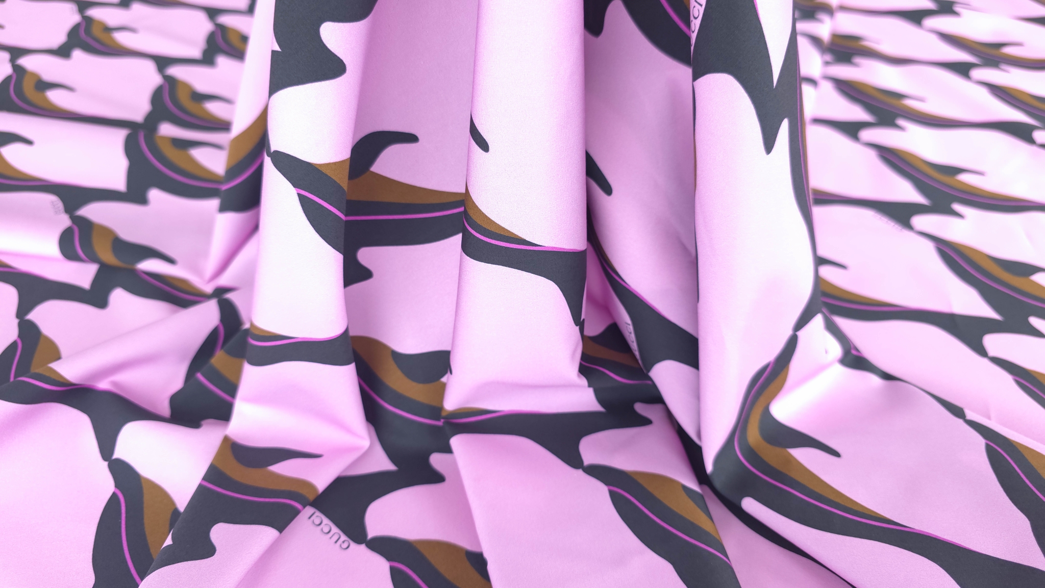 Poplin din bumbac dolphin print GUC1800 - imagine 6