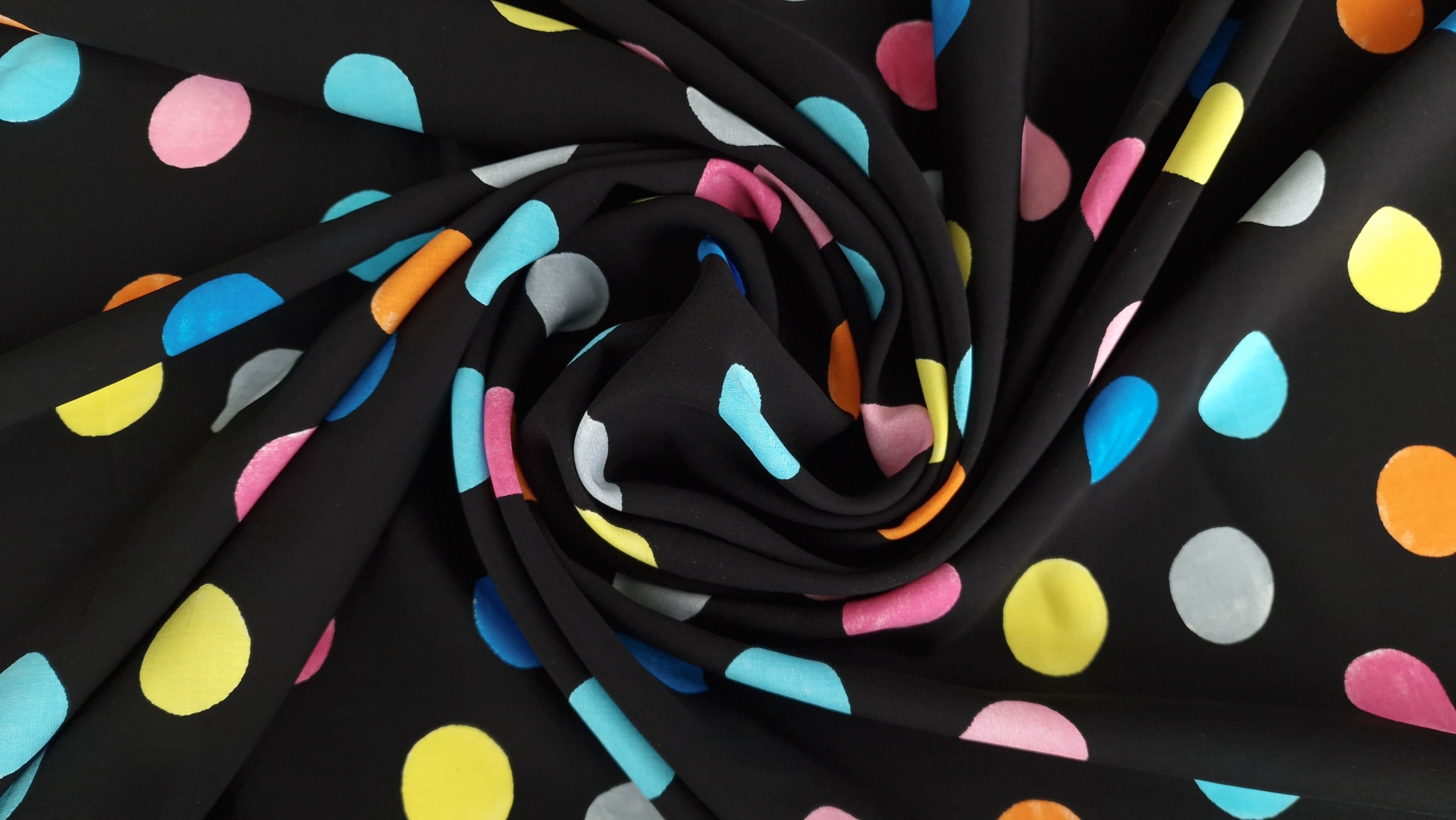 Satin mat din vascoza Happy Dots - imagine 6