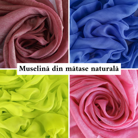 Muselina din matase naturala