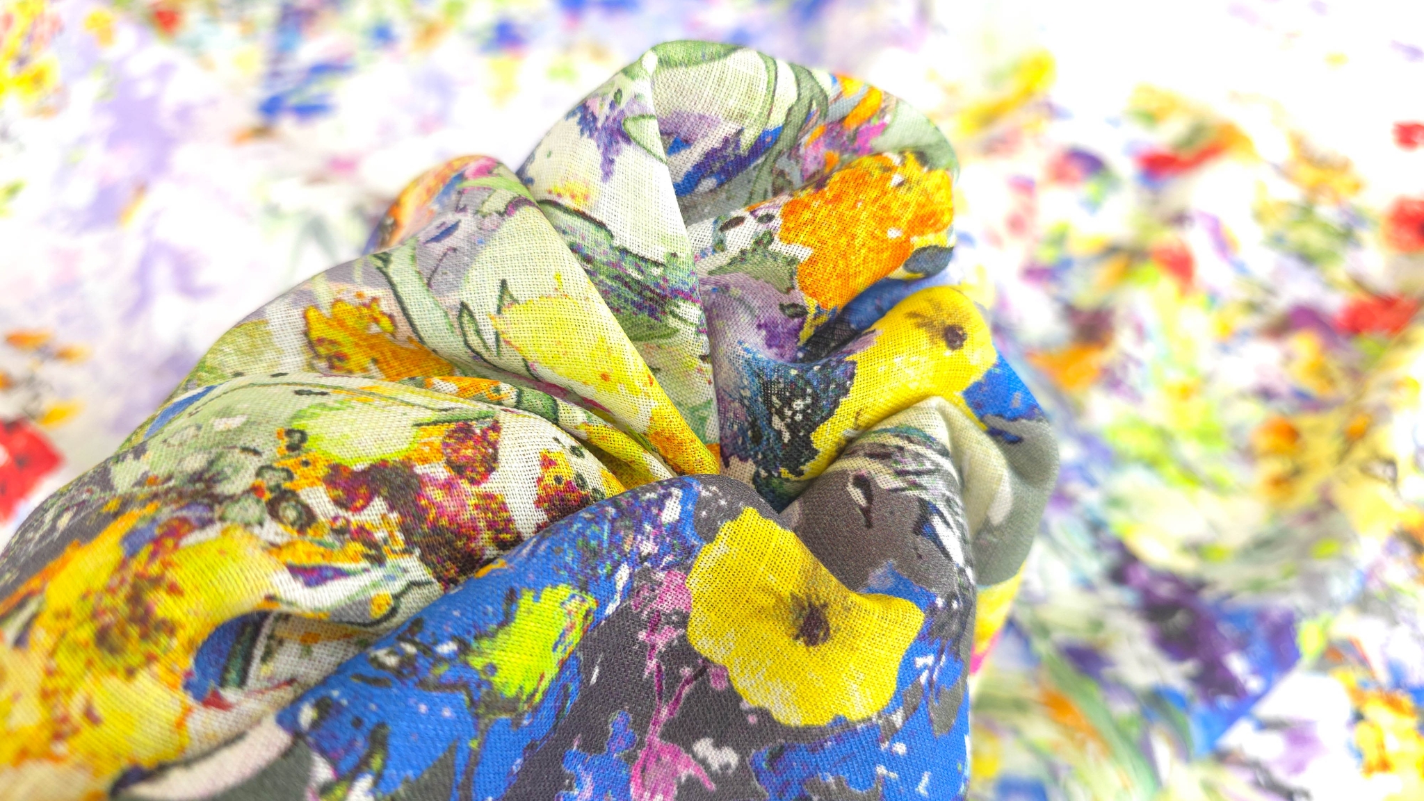 Tesatura din IN Floral Art Print - imagine 4