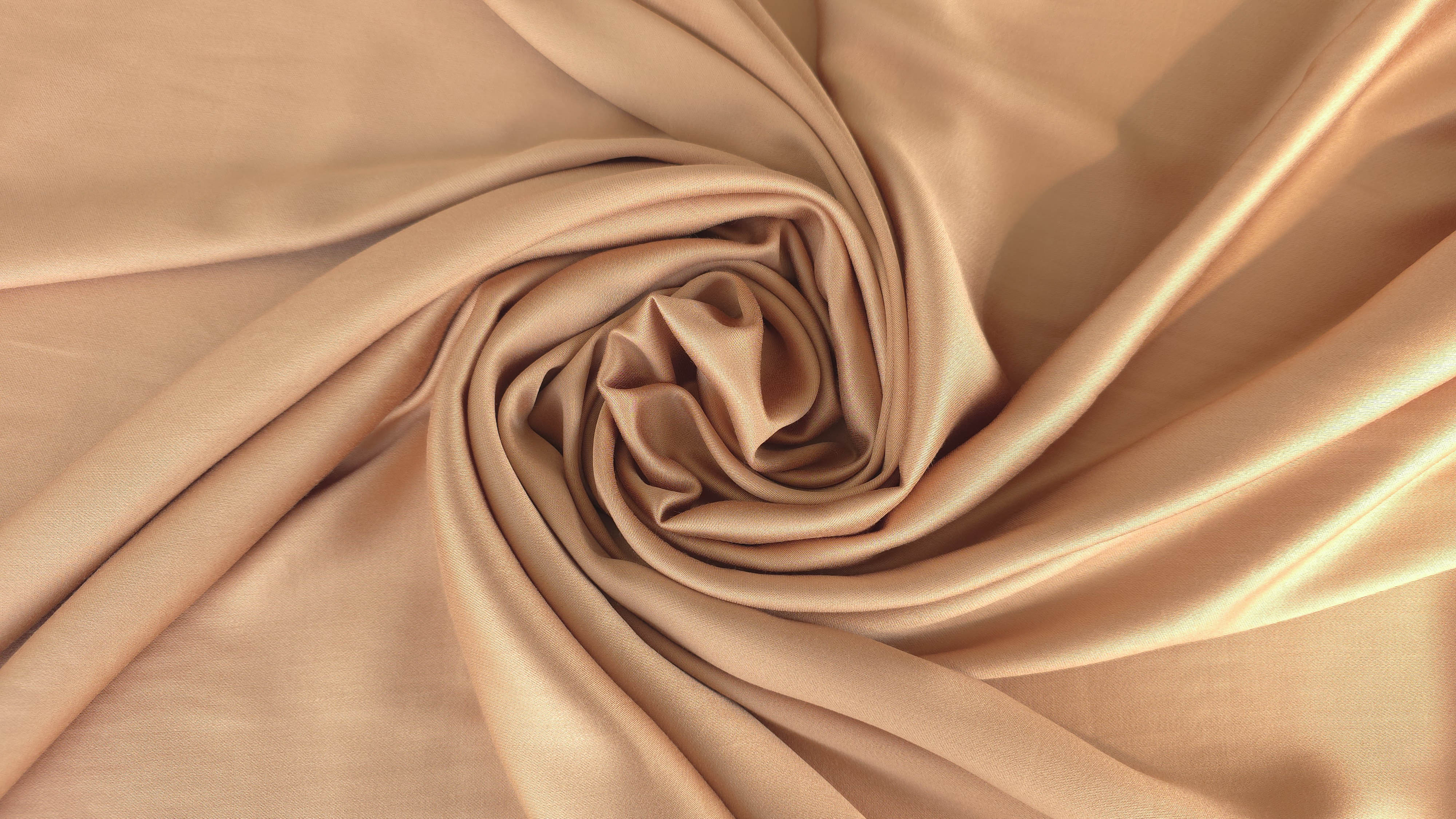 tesatura nude caramel din matase naturala si bumbac evelin textile (1)