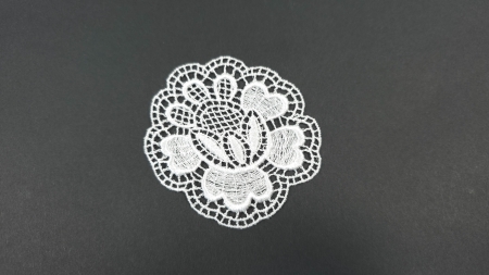 Aplicație rotundă din dantelă brodată R498 evelin textile (2)