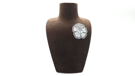 Aplicație rotundă din dantelă brodată R498 evelin textile (4)