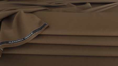 Stofa mocha mouse din lana ALEXANDER MCQUEEN