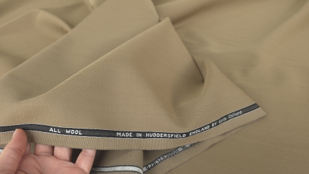 stofa gabardine din lana 100 brown camel evelin textile (12)