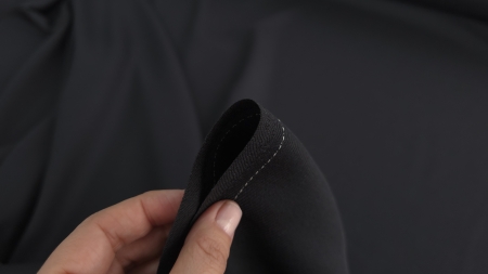 stofa neagra gabardina din lana naturala evelin textile (6)