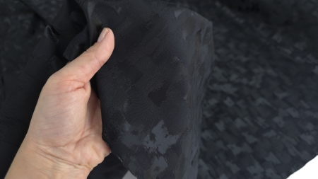 brocard negru cu model abstract satinat evelin textile (5)