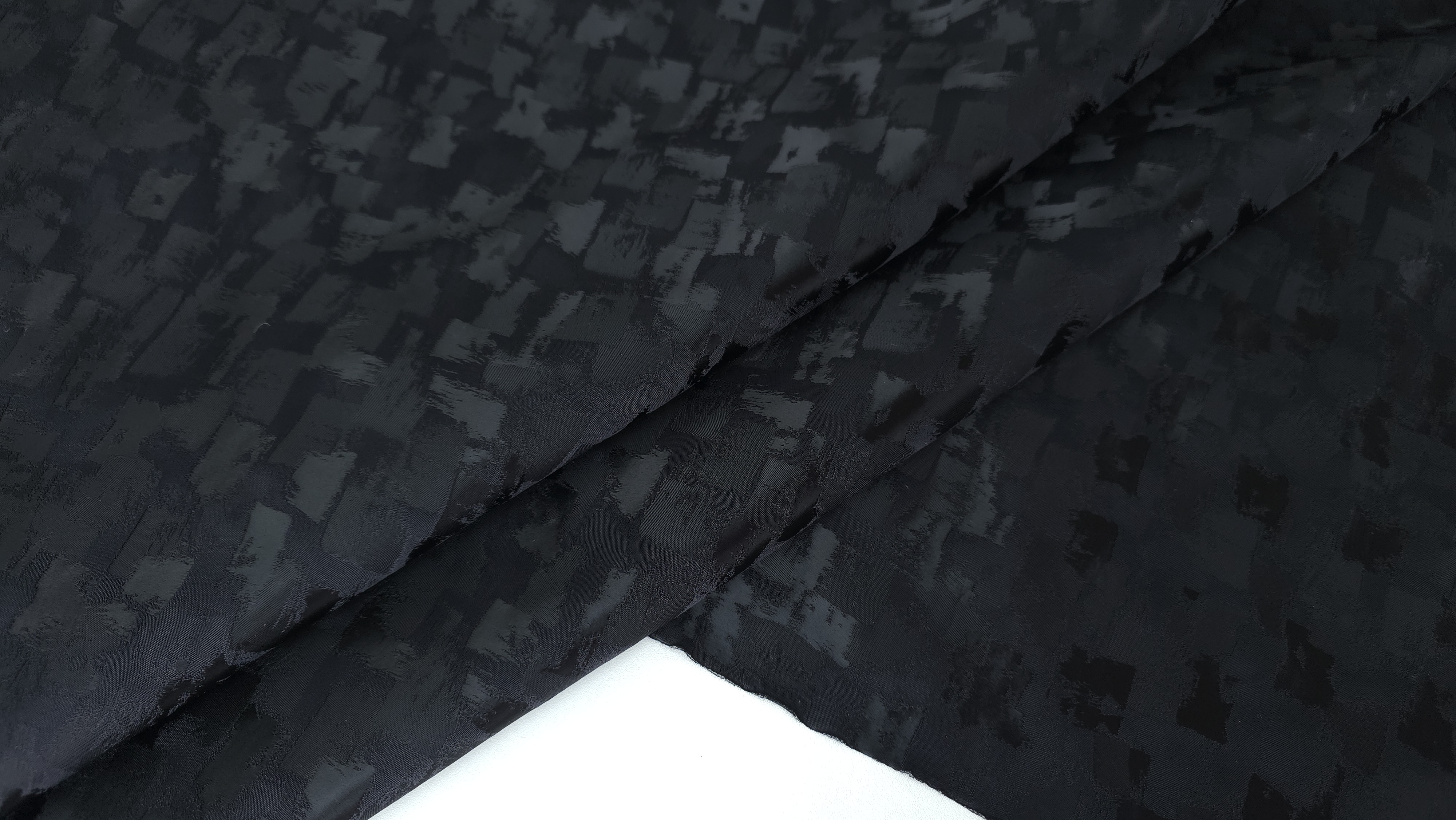 brocard negru cu model abstract satinat evelin textile (9)