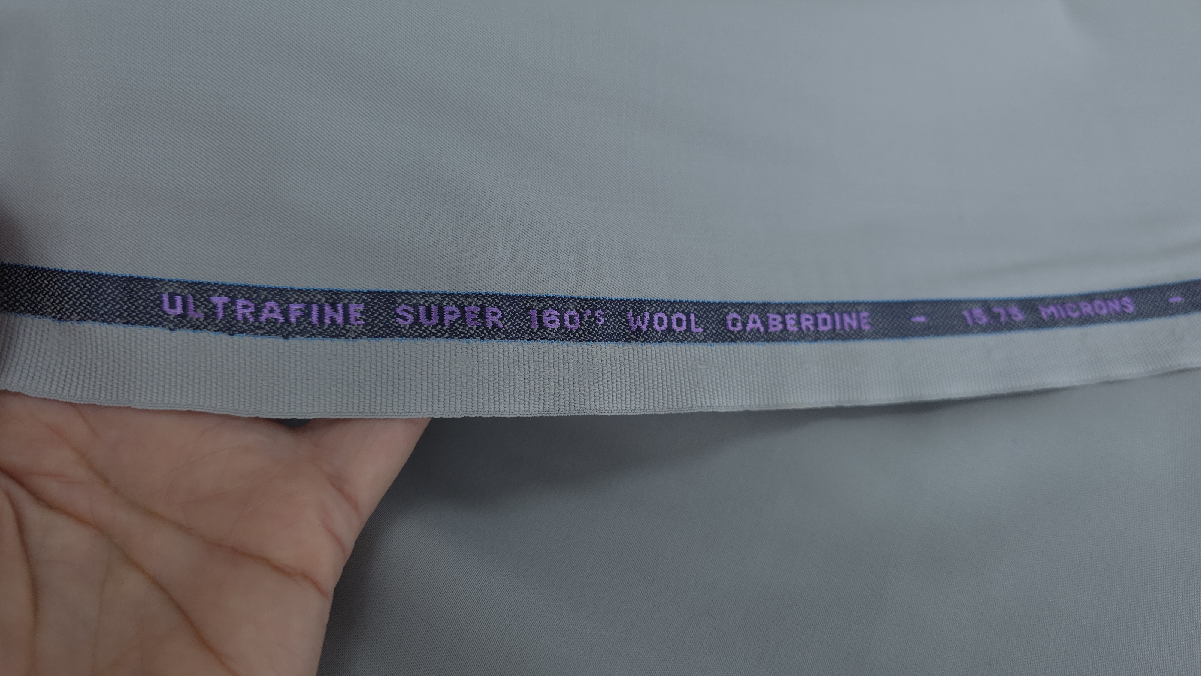 stofa light grey ultrafine super 160s wool gabardine evelin textile (2)