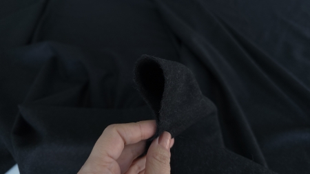 stofa medie neagra din lana virgina EVELIN TEXTILE (3)