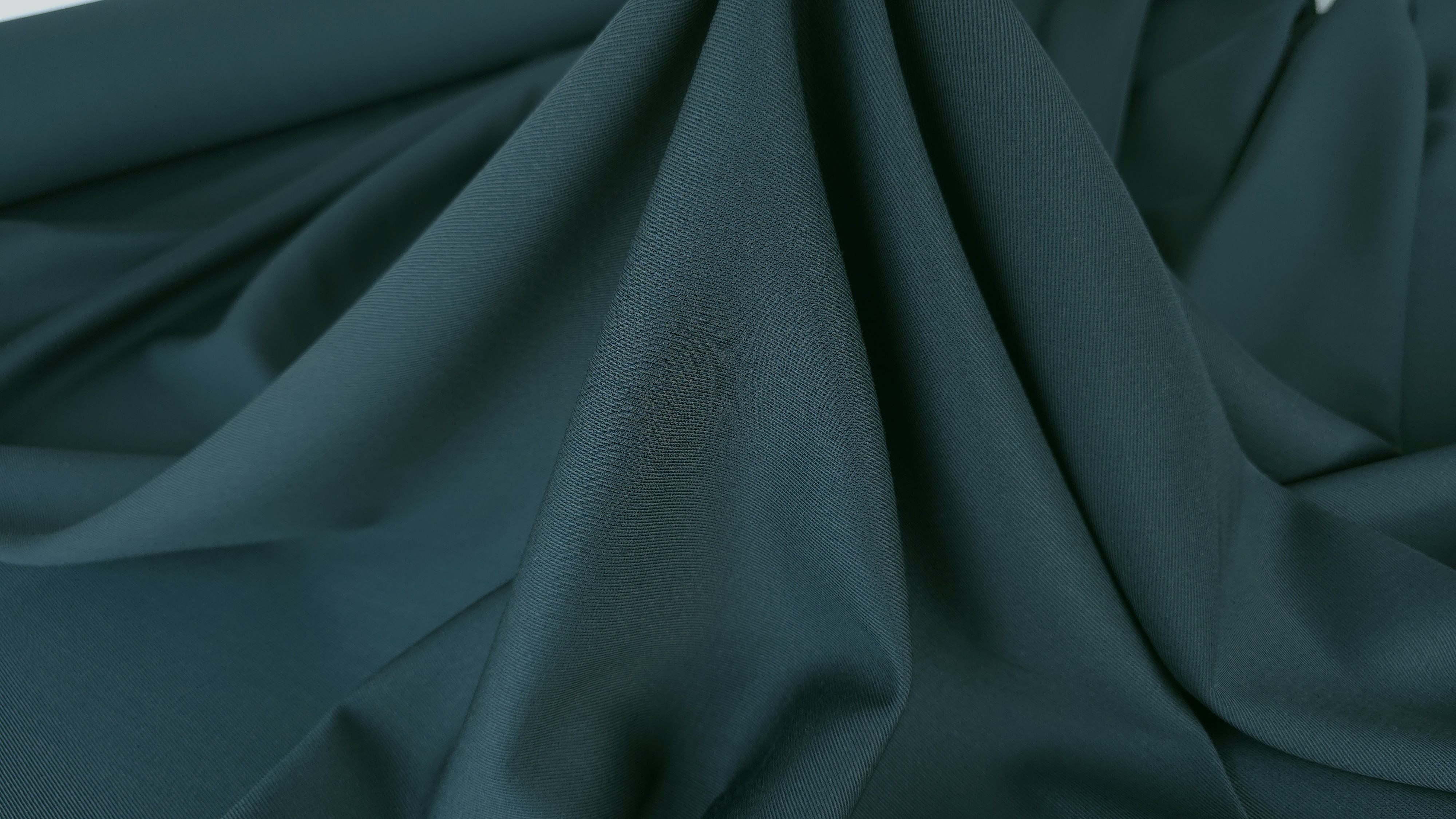 stofa verde petrol gabardina din lana evelin textile (2)