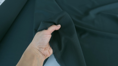 stofa verde petrol gabardina din lana evelin textile (8)