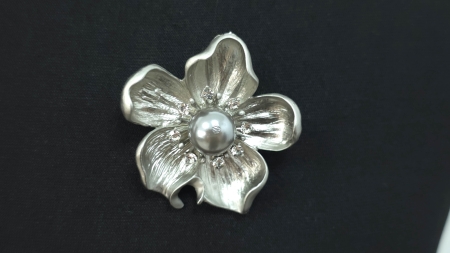 brosa decorativa floare argintie acs49 evelin textile (5)