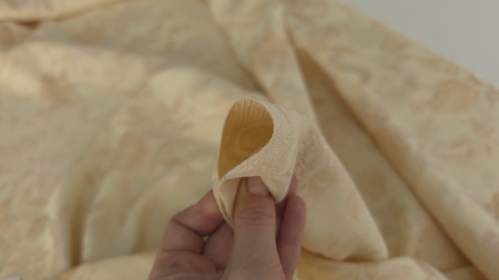 brocard cu matase naturala si bumbac champagne floral evelin textile (3)