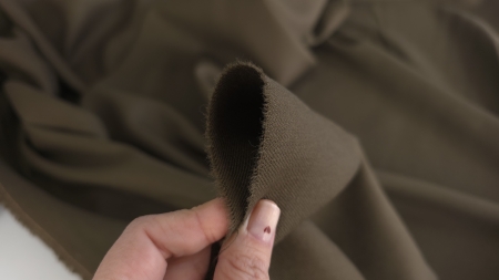 stofa gabardine kaki padurar din lana evelin textile (5)