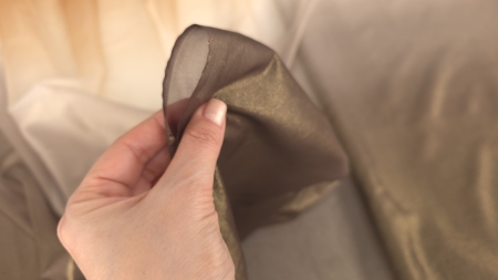 voal chiffon peliculizat maro din matase naturala evelin textile (2)