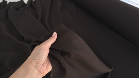 stofa gabardina elastica maro din lana evelin textile (1)