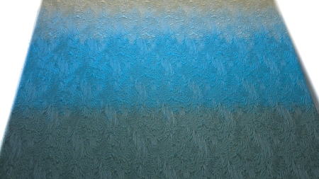 Brocard metalizat în degrade cod 67042 fotografiat pe cupon desfășurat