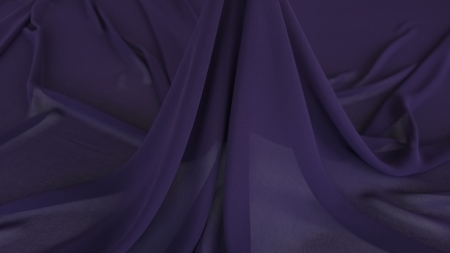 Falduri înalte cu cădere moale pe fundal luminos, ton rece profund