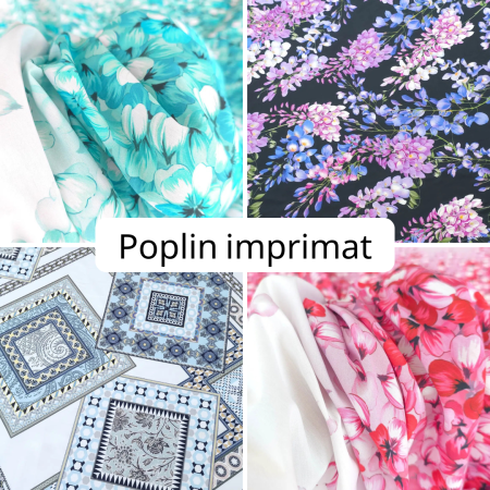 Poplin imprimat