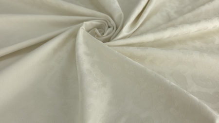 Țesătură bumbac cu vâscoză ivory prăfuit răsucită spiralat