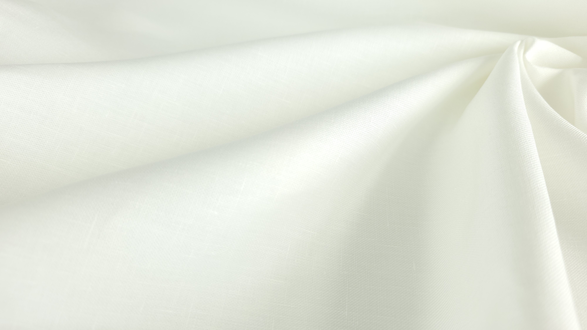 tesatura din in ivory cu elastan suprafata intinsa uniform colorata