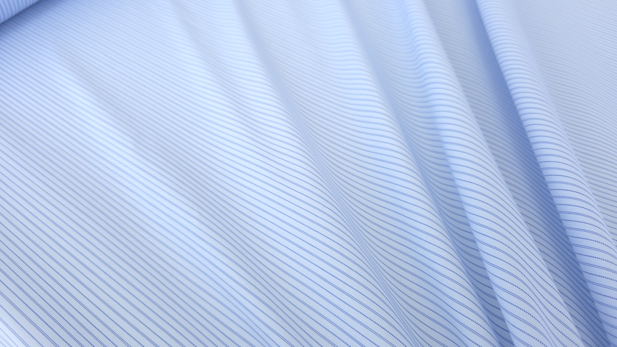 falduri diagonale ale materialului bleu cu linii verticale