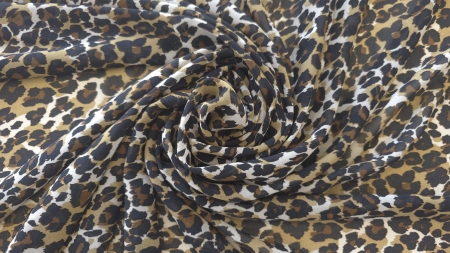material chiffon imprimeu animal spirala