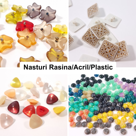 Nasturi Rășină/Acril/Plastic