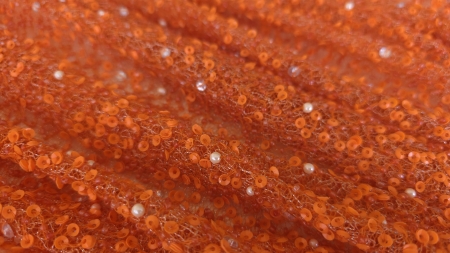 Falduri strânse de plasă brodată, cu reflexii mici de cristal