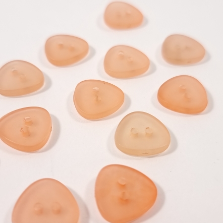 Nasture semitransparent orange, diametru 15 mm