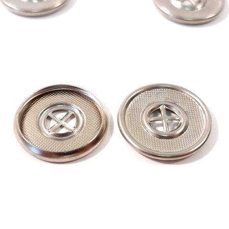 nasturi argintii cu 4 ochiuri 23mm pcs136 evelin textile