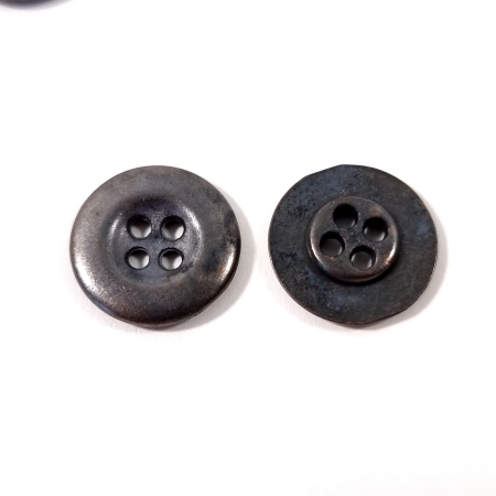 Nasturi pentru camasa antichizati de 18 mm PCS132, gri negru, Evelin Textile